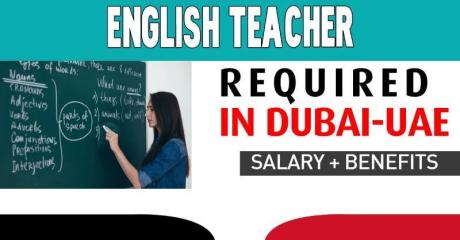 English Teacher Required in Dubai