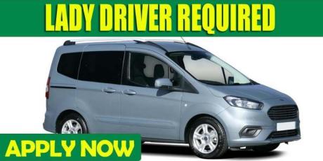 LADY DRIVER REQUIRED