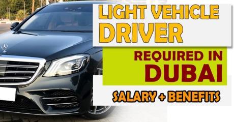 Light Vehicle Driver Required in Dubai
