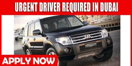 URGENT DRIVER REQUIRED IN DUBAI