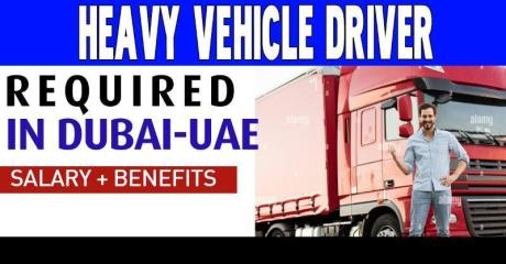 Heavy Vehicle Driver Required in Dubai