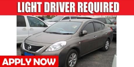 LIGHT DRIVER REQUIRED