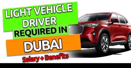 Light Vehicle Driver Required in Dubai