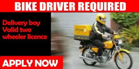 BIKE DRIVER FOR DELIVERY REQUIRED