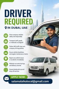 Driver Required in Dubai