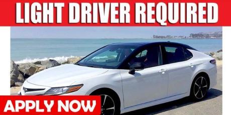 LIGHT DRIVER REQUIRED