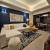 Corner L-Shaped White Sofa