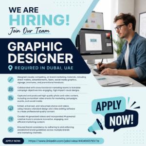 Graphic Designer Required in Dubai