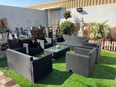 Rattan sofa set 8 seaters with table - Dubai