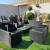Rattan sofa set 8 seaters with table - Dubai