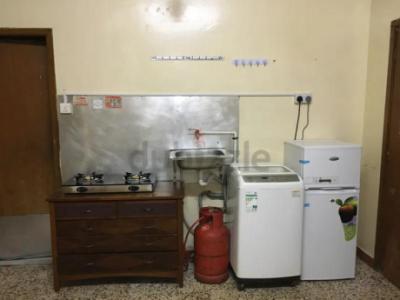 Spacious Furnished room with attached kitchen and bathroom