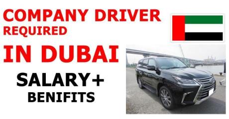 COMPANY DRIVER REQUIRED IN DUBAI