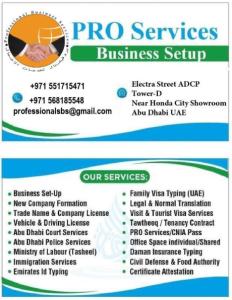 BUSINESS FORMATION AND BUSINESS FOR SALE IN ABU DHABI