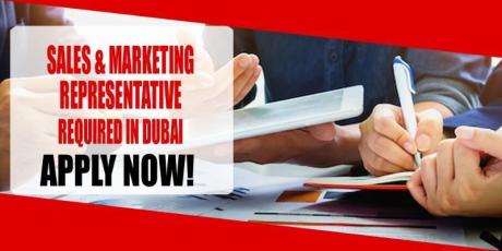 SALES AND MARKETING REPRESENTATIVE REQUIRED IN DUBAI