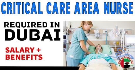 Critical Care Area Nurse Required in Dubai