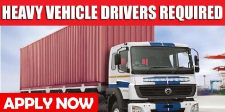 HEAVY VEHICLE DRIVERS REQUIRED