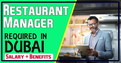 Restaurant Manager Required in Dubai