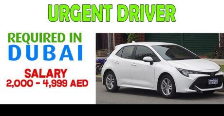 Urgent Driver Required in Dubai