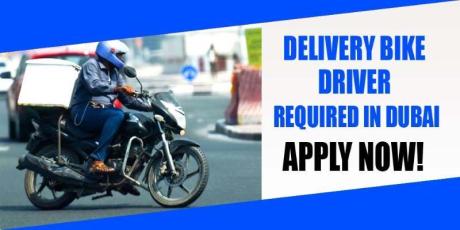 DELIVERY BIKE DRIVER REQUIRED IN DUBAI