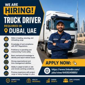 Truck Driver Required in Dubai