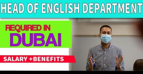 Head of English Department Required in Dubai