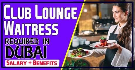 Club Lounge Waitress Required in Dubai