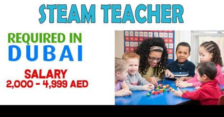 STEAM Teacher Required in Dubai