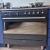 Smeg top gas oven electric black colour