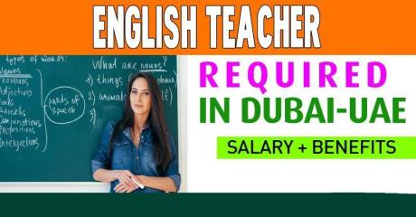 English Teacher Required in Dubai