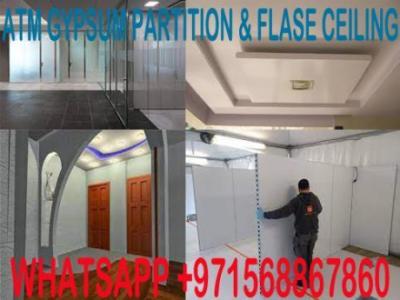 Office Gypsum Partition Work in Dubai Sharjah Ajman Umm All Quwain UAE
