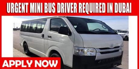 URGENT MINI BUS DRIVER REQUIRED IN DUBAI