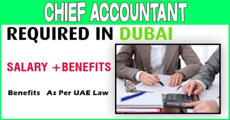 Chief Accountant Required in Dubai
