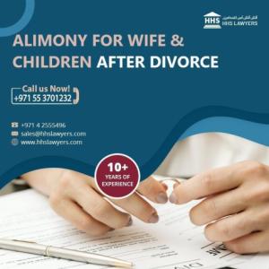 Alimony of wife in the UAE