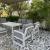 Sofa set aluminium white