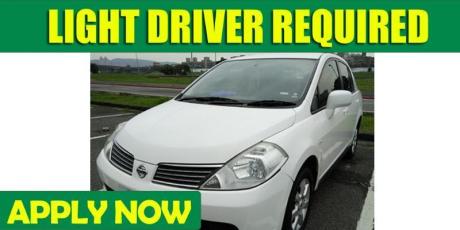 LIGHT DRIVER REQUIRED