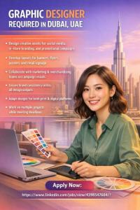 Graphic Designer Required in Dubai