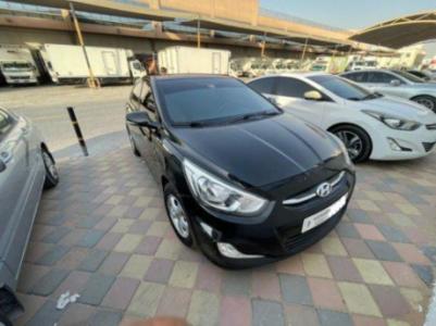 HYUNDAI ACCENT-BLACK- M.2015- GCC -CLEAN CAR