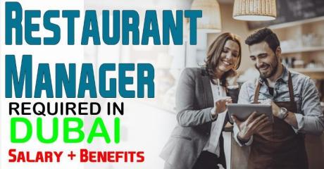 Restaurant Manager Required in Dubai