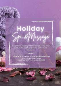Holiday Spa Massage 05 25 25