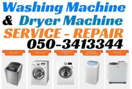 Washing Machine Service Repairing Fixing Installation in Dubai