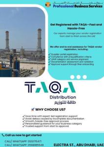 TAQA vendor registration made easy