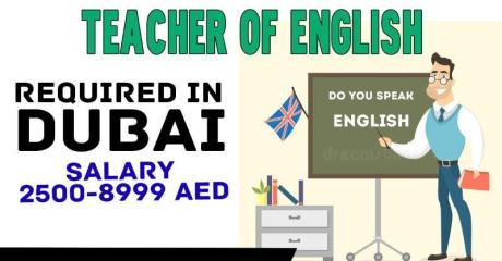 Teacher of English Required in Dubai