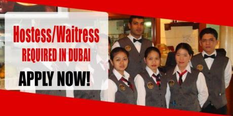 Hostess-Waitress REQUIRED IN DUBAI