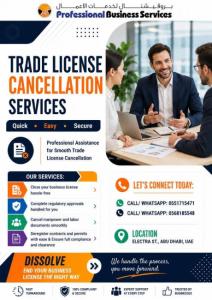 TRADE LICENSE CANCELLATION SERVICES. CONTACT US NOW!