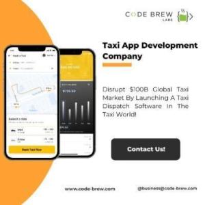 #1 Taxi App Development Company - Code Brew Labs