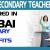 Secondary Teachers Required in Dubai