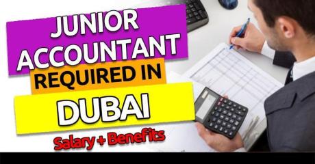 Junior Accountant Required in Dubai