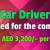Car driver needed for the company