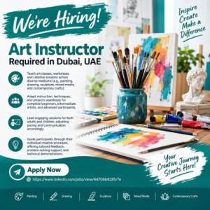 Art Instructor Required in Dubai