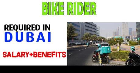 Bike Rider Required in Dubai